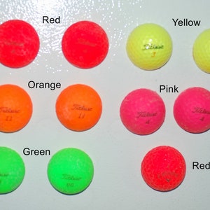 Real Handcrafted 1/2  Golf Ball Refrigerator Magnets