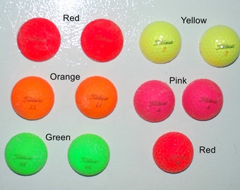 Real Handcrafted 1/2  Golf Ball Refrigerator Magnets