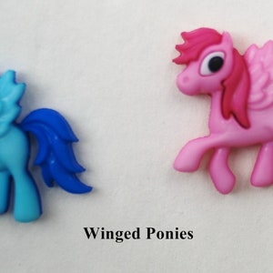 Fun Stud Earrings...Pony,Unicorn,Winged Pony image 4