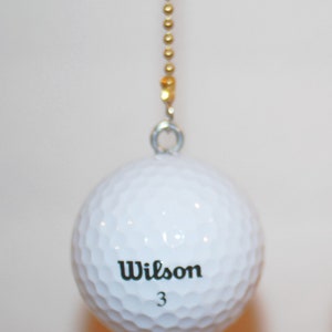 Golf Ball Ceiling Fan Chain Pull , Wilson,Pinnacle, Titleist,Callaway image 1