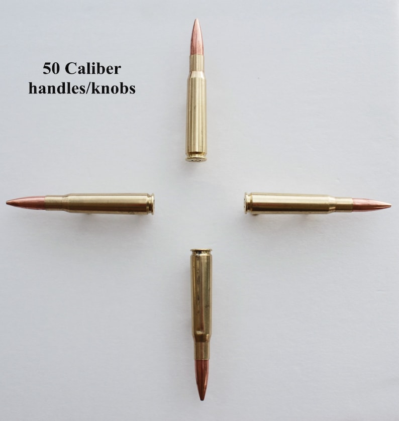 50 Calibur BMG bullet drawer pull / cabinet door handle | Etsy