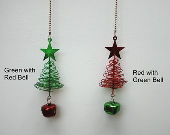 Christmas Tree ceiling fan chain pull