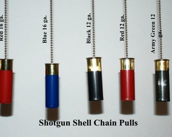 Shotgun Shell Ceiling Fan Chain Pulls