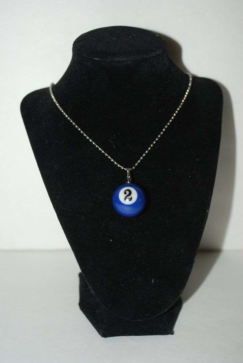 Handcrafted Pool Ball Necklace image 4