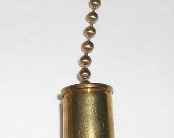 45 Long Colt brass bullet ceiling fan pull.....the cowboy bullet