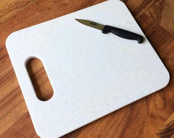 Corian Cutting Board, Charcuterie Board, Trivet, White Corian, Solid Surface, Cheese Tray, Cheese Board, Dishwasher safe