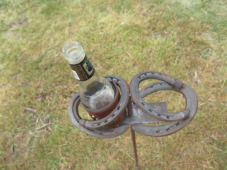 Horseshoe Beverage Holder Outdoor Can Bottle Beverage Drink Etsy