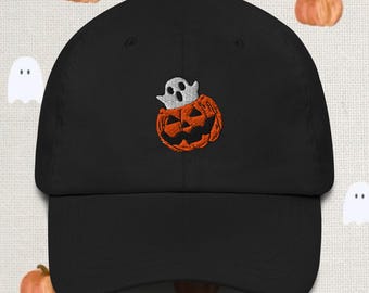 Halloween hat, ghost hat, boo hat, jack o lantern hat, fall season hat, halloween pumpkin hat, spooky season hat, cute halloween hat, autumn
