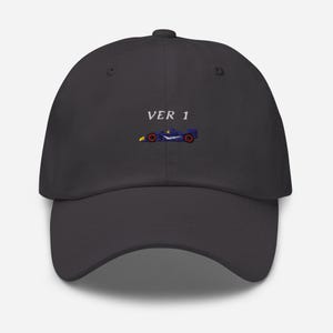 Formula One, Formula 1 Hat, Formula 1 Merch, Red Bull, Drive to Survive, Formula 1 gift, Max Verstappen, red bull f1 gifts, verstappen Dark Grey