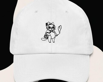 Sassy cat hat, funny cat hat, sassy cat, funny cat, cat mom gift, crazy cat lady, black cat