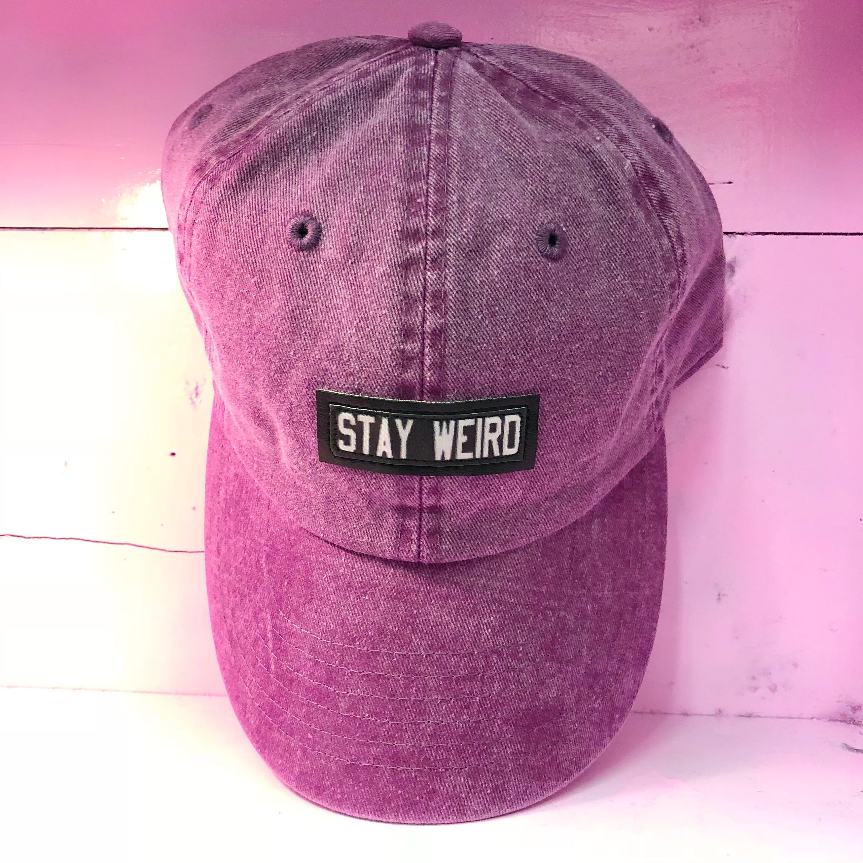 STAY WEIRD baseball cap Etsy