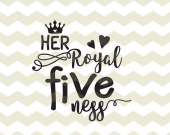 Her Royal Fiveness - Etsy