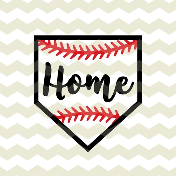 Baseball home plate "Home" fun sport digital files, SVG, DXF, jpg, png, studio3 instant download, diy vinyl decals, decor sign, printable