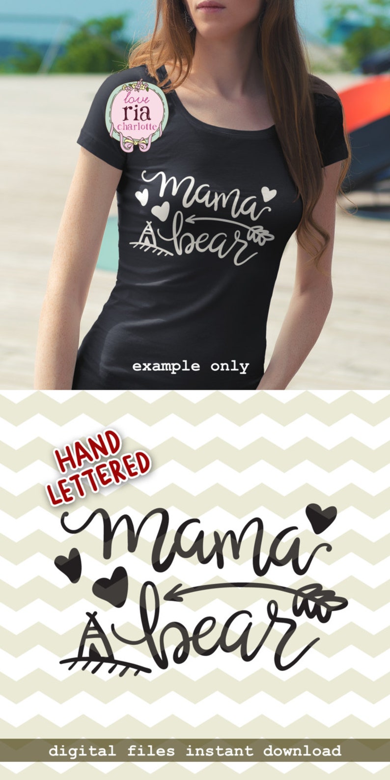 Download Mama bear svg mother mom cute teepee svg arrow digital cut | Etsy