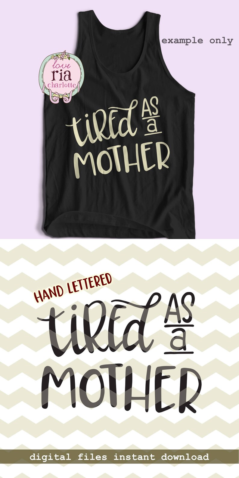 Download Tired as a mother fun funny quirky mom life motherhood | Etsy