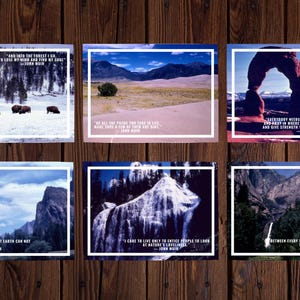 Vintage National Park postcards/ John Muir postcards. 12 pack! Updated Quality! *Discounted - please see notes!*
