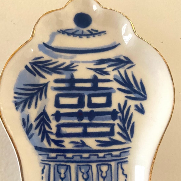 White Ginger Jar Etsy