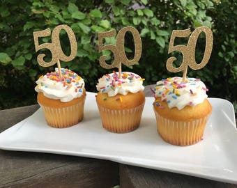 Age Cupcake Topper Etsy