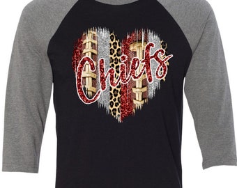 Chiefs Heart Top - Kansas City - KCMO - KC Football