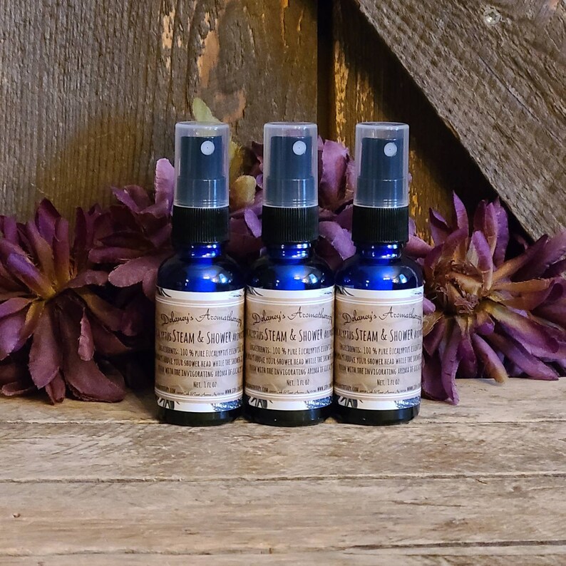 Eucalyptus Steam & Shower Mist Spray 100 Eucalyptus Shower Etsy