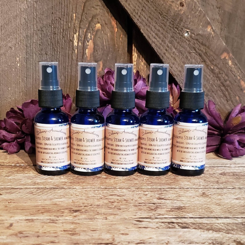 Eucalyptus Steam & Shower Mist Spray 100 Eucalyptus Shower Etsy