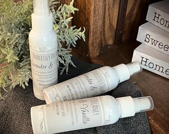 Lavender & Vanilla aromatherapy room spray, natural made with essential oils