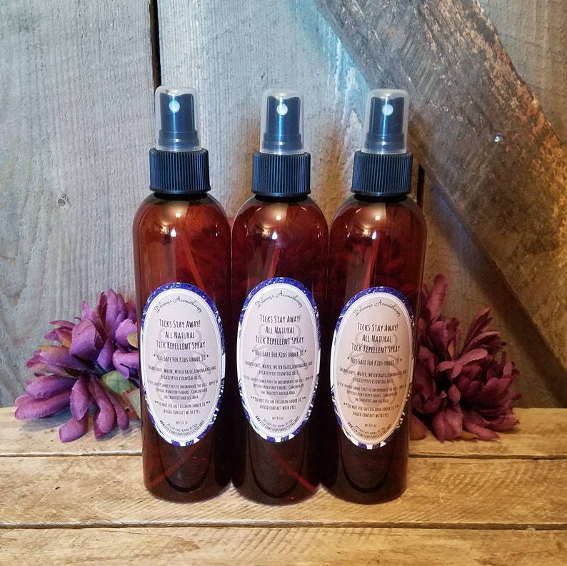 Ticks Stay Away All natural Tick repellent spray 8oz Etsy