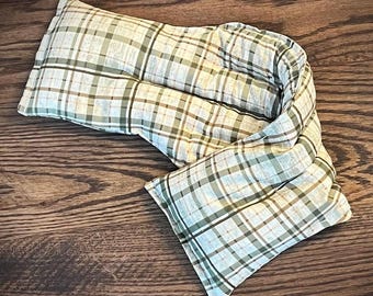 Microwaveable Corn Heating Pad Neck Wrap, Hot Cold Therapy