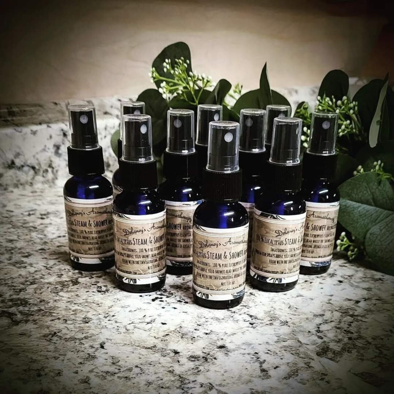 Eucalyptus Steam & Shower Mist Spray 100 Eucalyptus Shower Etsy