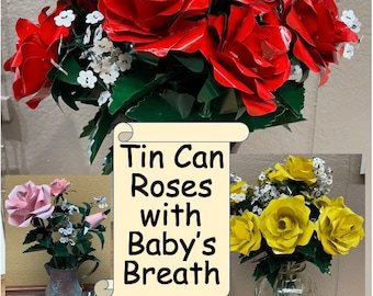 Tin Can Roses Directions