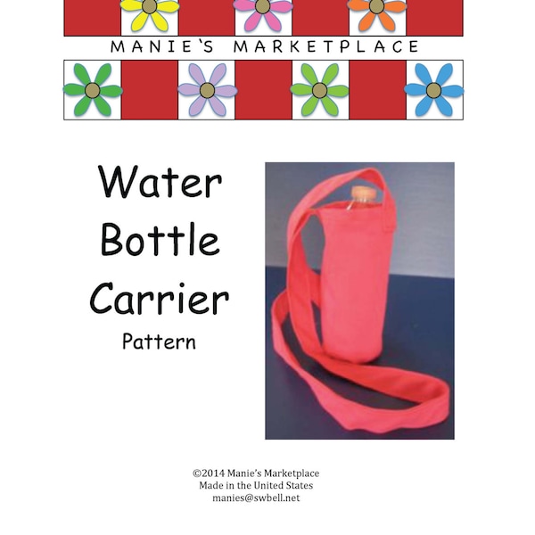 Water Bottle Carrier Pattern