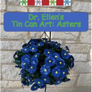 Asters: Dr. Ellen's Tin Can Art Directions