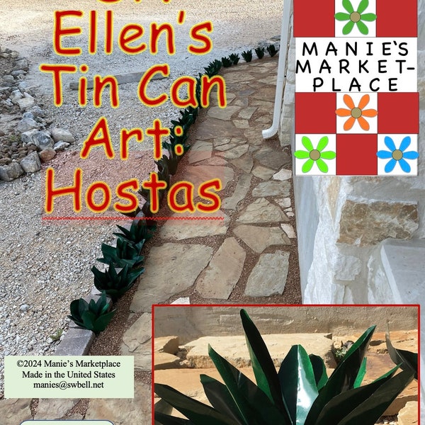 Hostas: Dr. Ellen's Tin Can Art