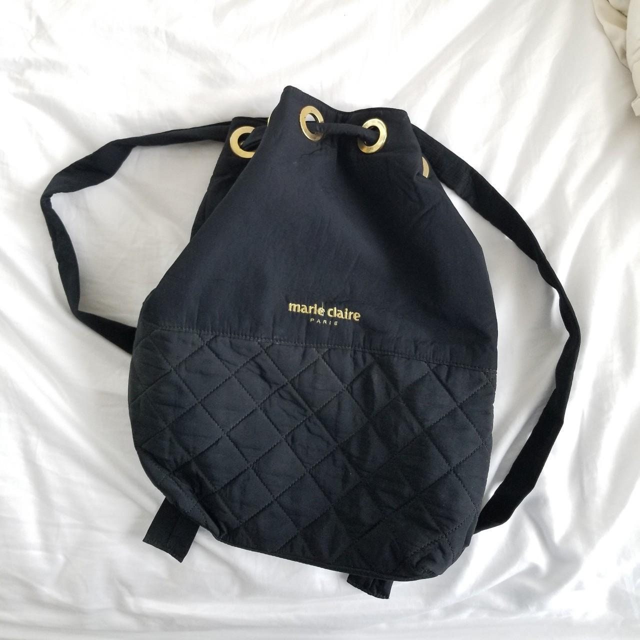 Marie Claire Paris Quilted Backpack - Etsy