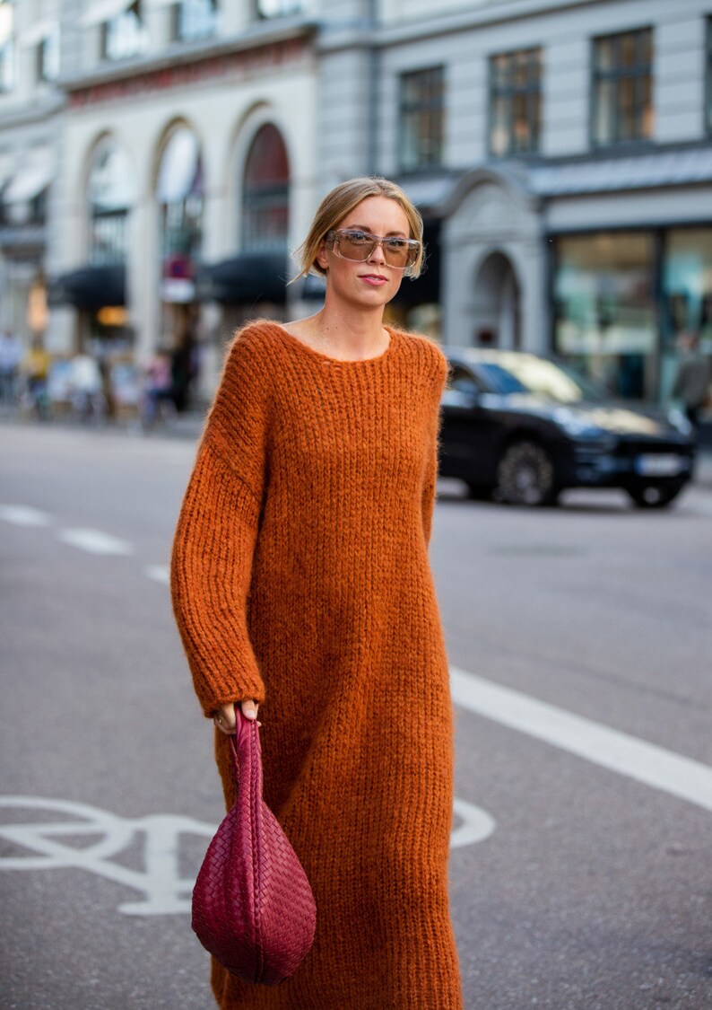 Knitted Dress winter Clothing Warm Clothgift Ideas Etsy