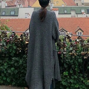 Long Kntitting Coat winter Clothingwarm Dress Cover Up - Etsy