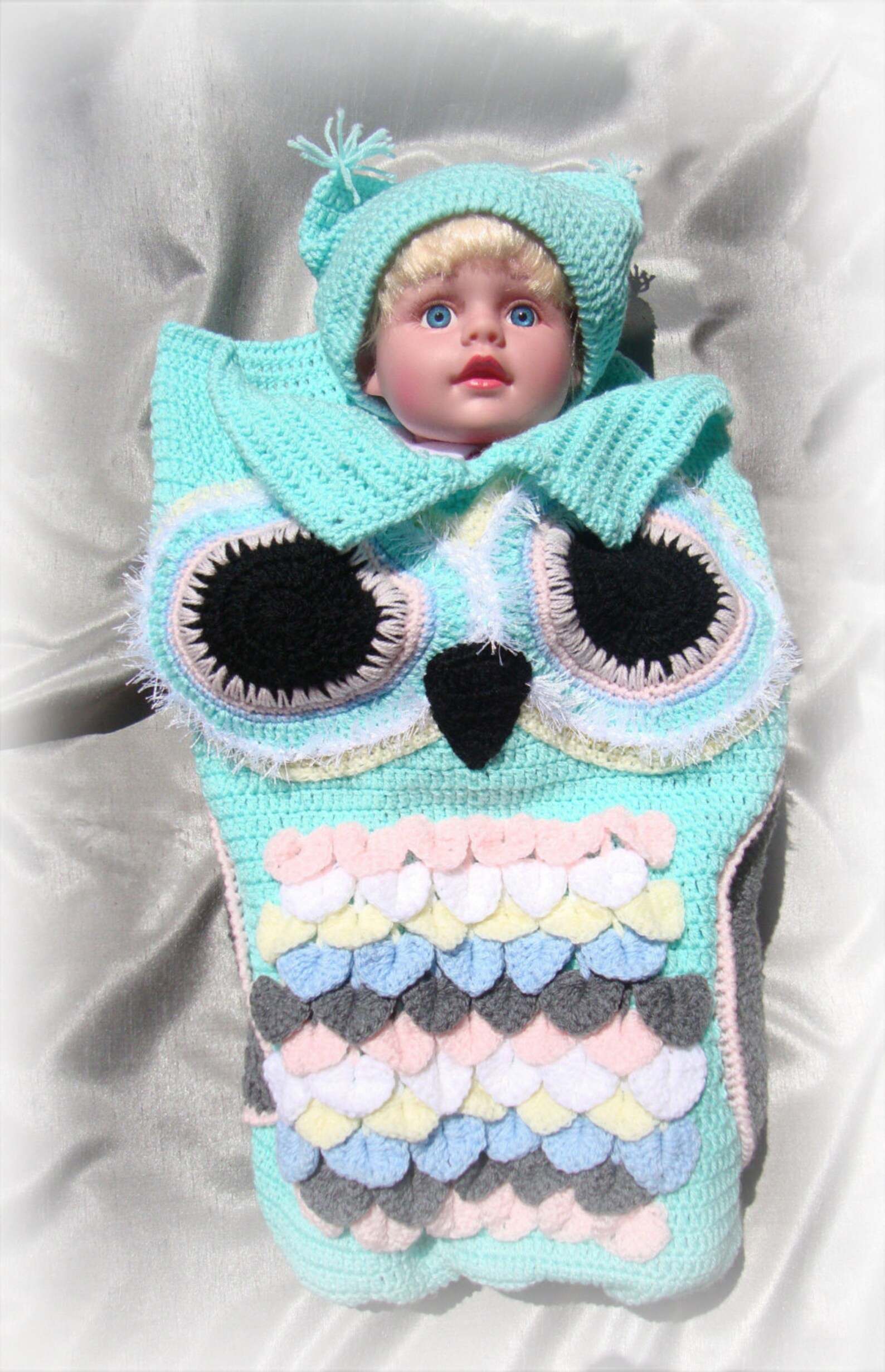Blanket Bags OWL for Newborns & Skull Cap/gift Ideas/babies Etsy