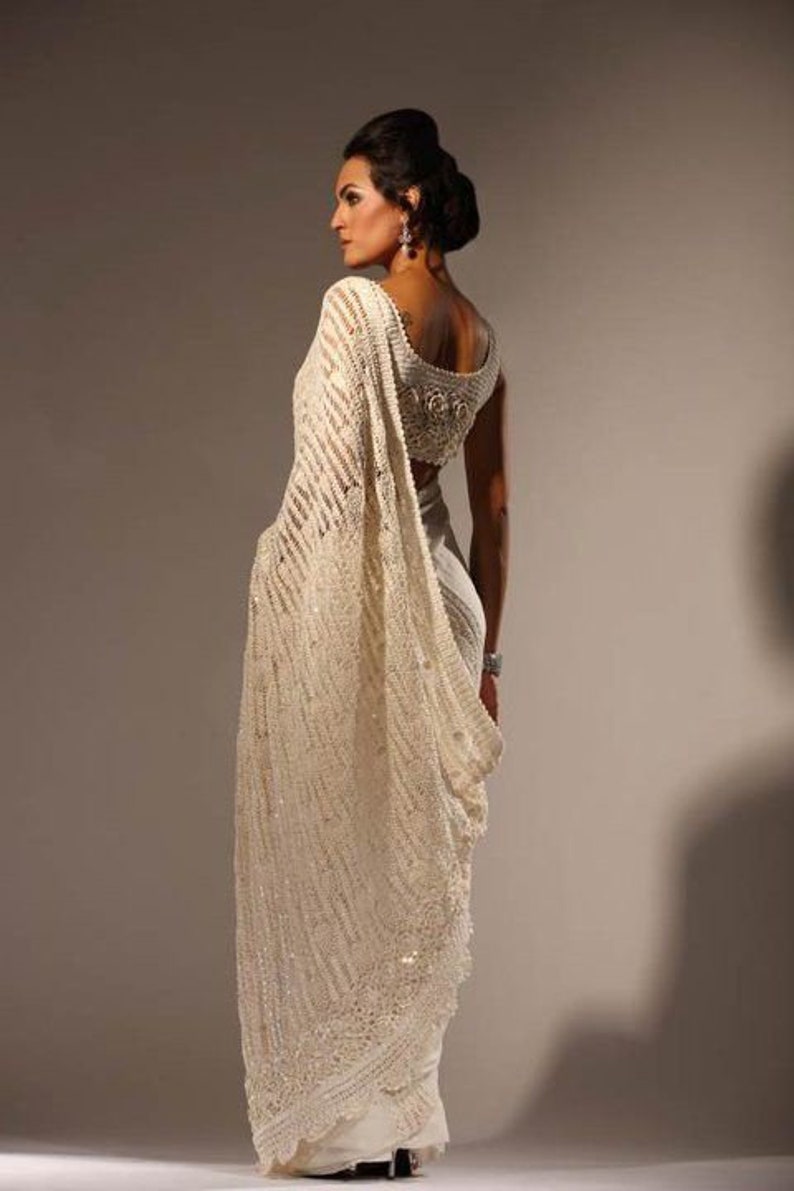 Traditional Wedding Attire of India, Set Consisting of Dress & Shawl