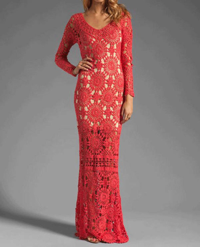 Summer Drees Wedding Dress Gift Ideas handmade Crochet Etsy