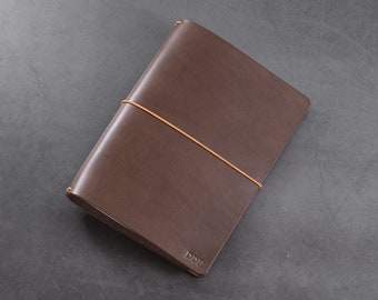 All Sizes - Brown Buttero Leather Traveler's Notebook Cover (no inserts included)