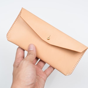 Natural Leather Pen Case / Utility Pouch