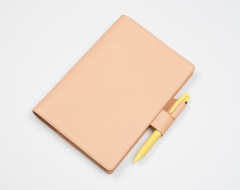 A5/Hobonichi Cousin/Seven Seas Natural Leather Notebook Cover