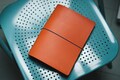 Orange Buttero Leather Binder Cover with Elastic Closure for Filofax product logo