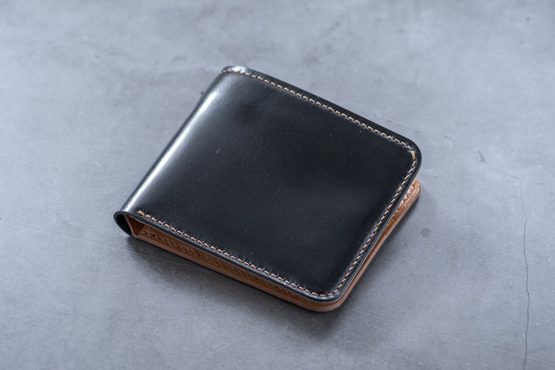 Customizable 6-slot Black and Whiskey Shell Cordovan Leather - Etsy