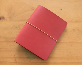 All Sizes - Red Buttero Traveler's Notebook Cover (No inserts included)