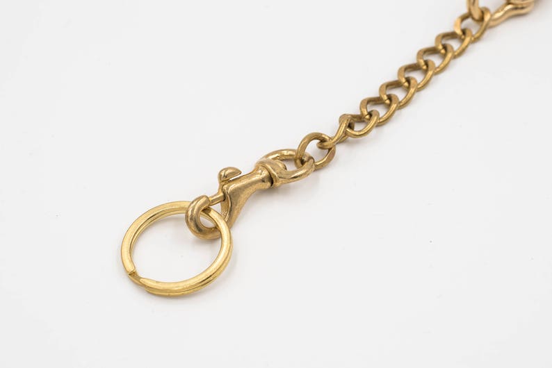 Solid Brass Key Rein With Fish Hook - Etsy