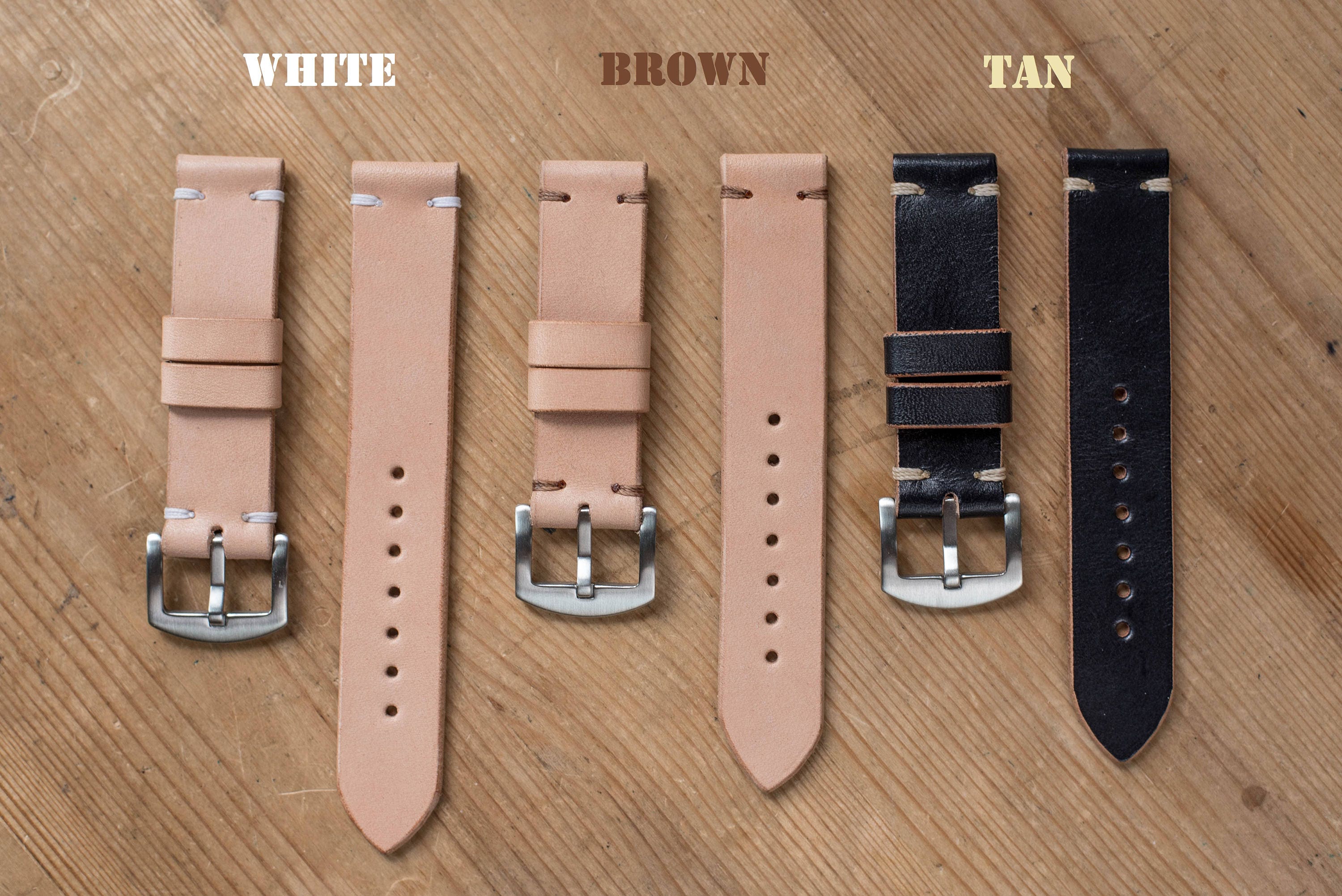 Natural leather strap sale