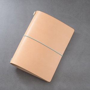 All Sizes - Natural Leather Traveler's Notebook Cover (No Inserts included)