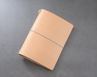 All Sizes - Natural Leather Traveler&#39;s Notebook Cover (No Inserts included)