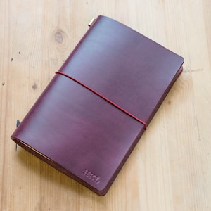 All Sizes - Purple Buttero Leather Traveler&#39;s Notebook Cover  (No inserts included)